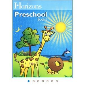Horizons Preschool Book 1 - Colorful Educational curriculum
